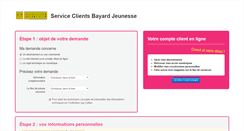 Desktop Screenshot of jeunesse-contact.bayardweb.com