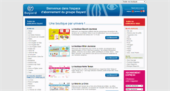 Desktop Screenshot of boutique.bayardweb.com